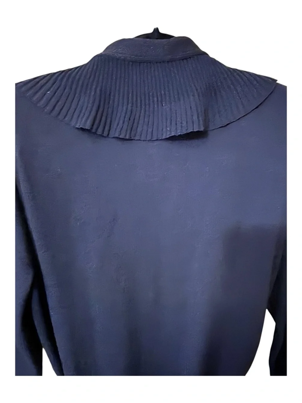 NWT St. John Collection Black Kelly Coat - Knit Maxi Cardigan Sweater Sz 12 - Picture 4 of 8
